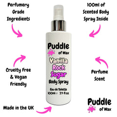 Vanilla Rock Sugar Body Spray