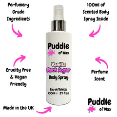 Vanilla Rock Sugar Body Spray