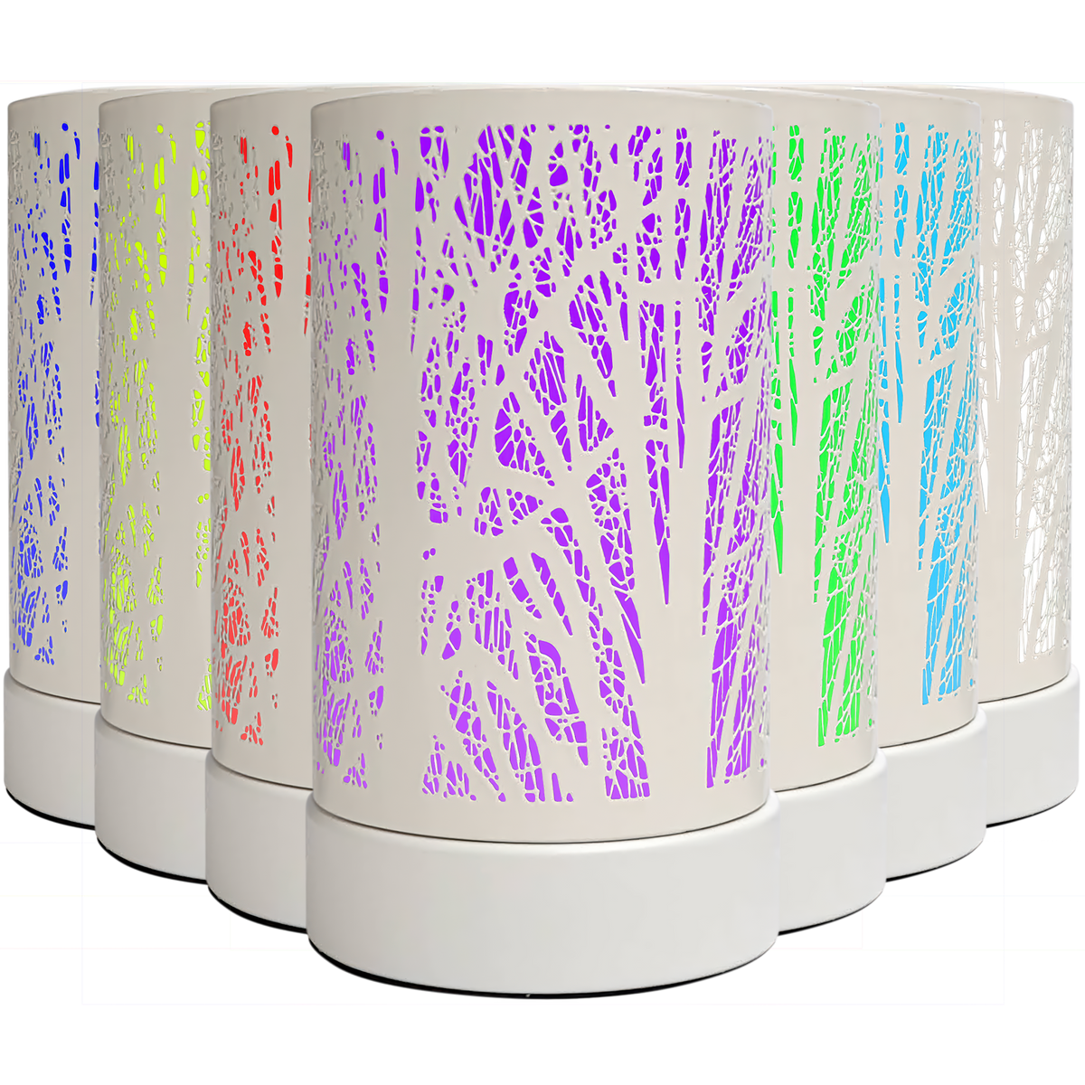 White Tree Colour Changing Electric Burner