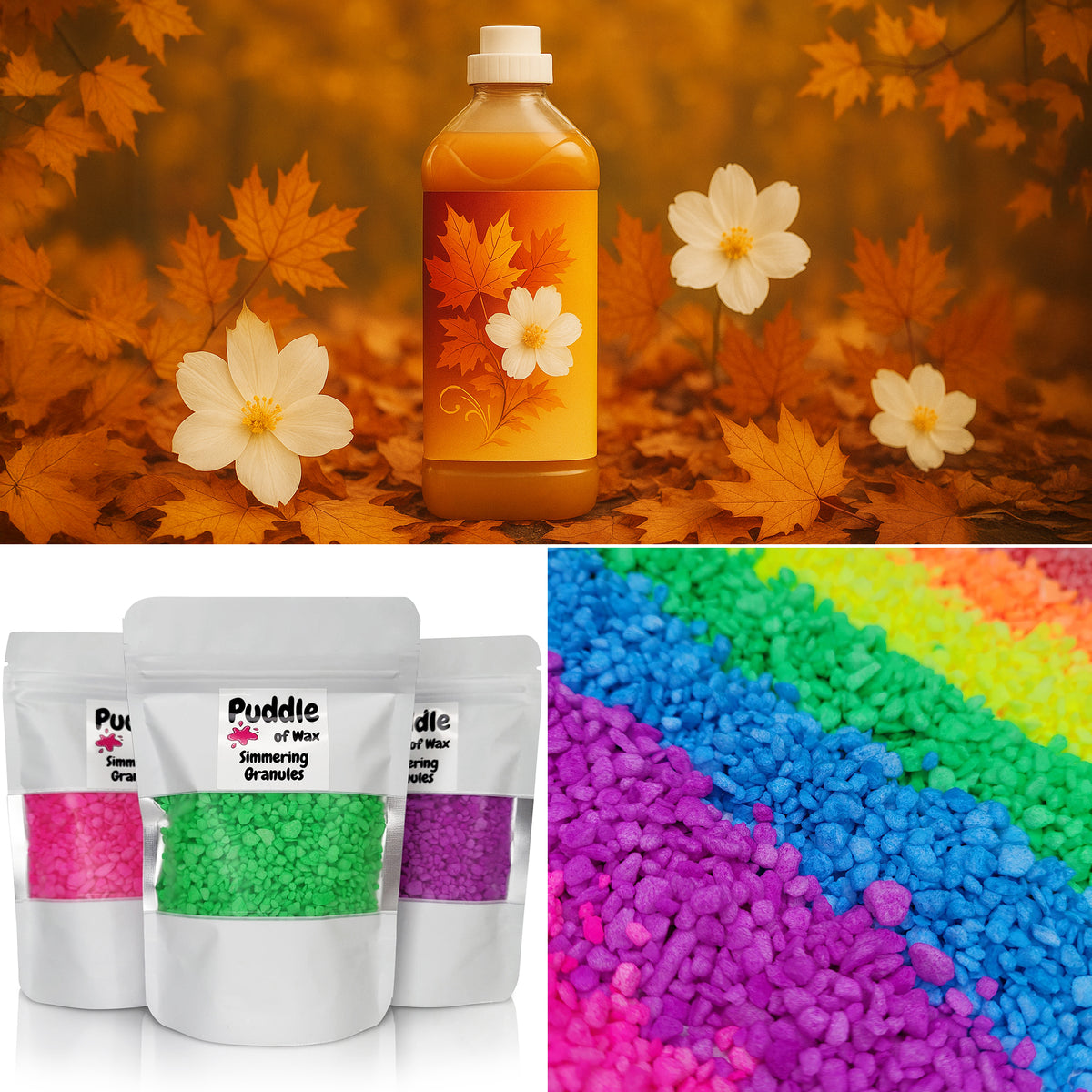 White Musk & Golden Maple Simmering Granules