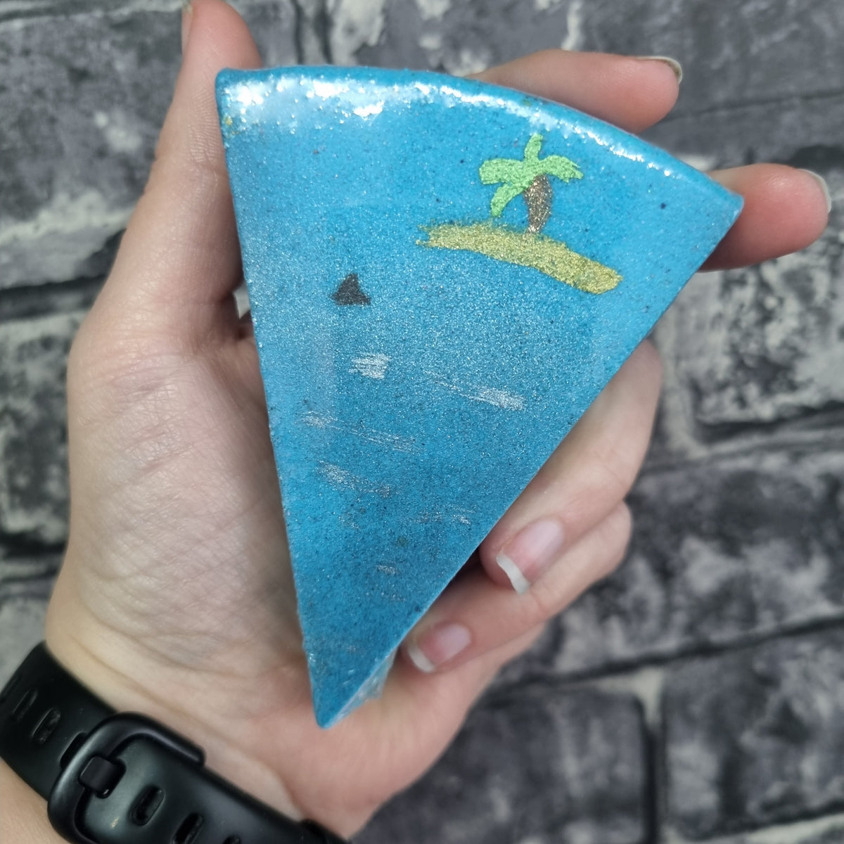 Baby Shark Pizza Slice Bath Bomb