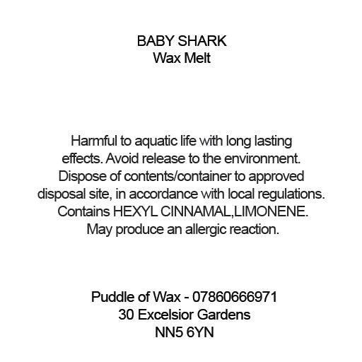 Baby Shark Wax Melts