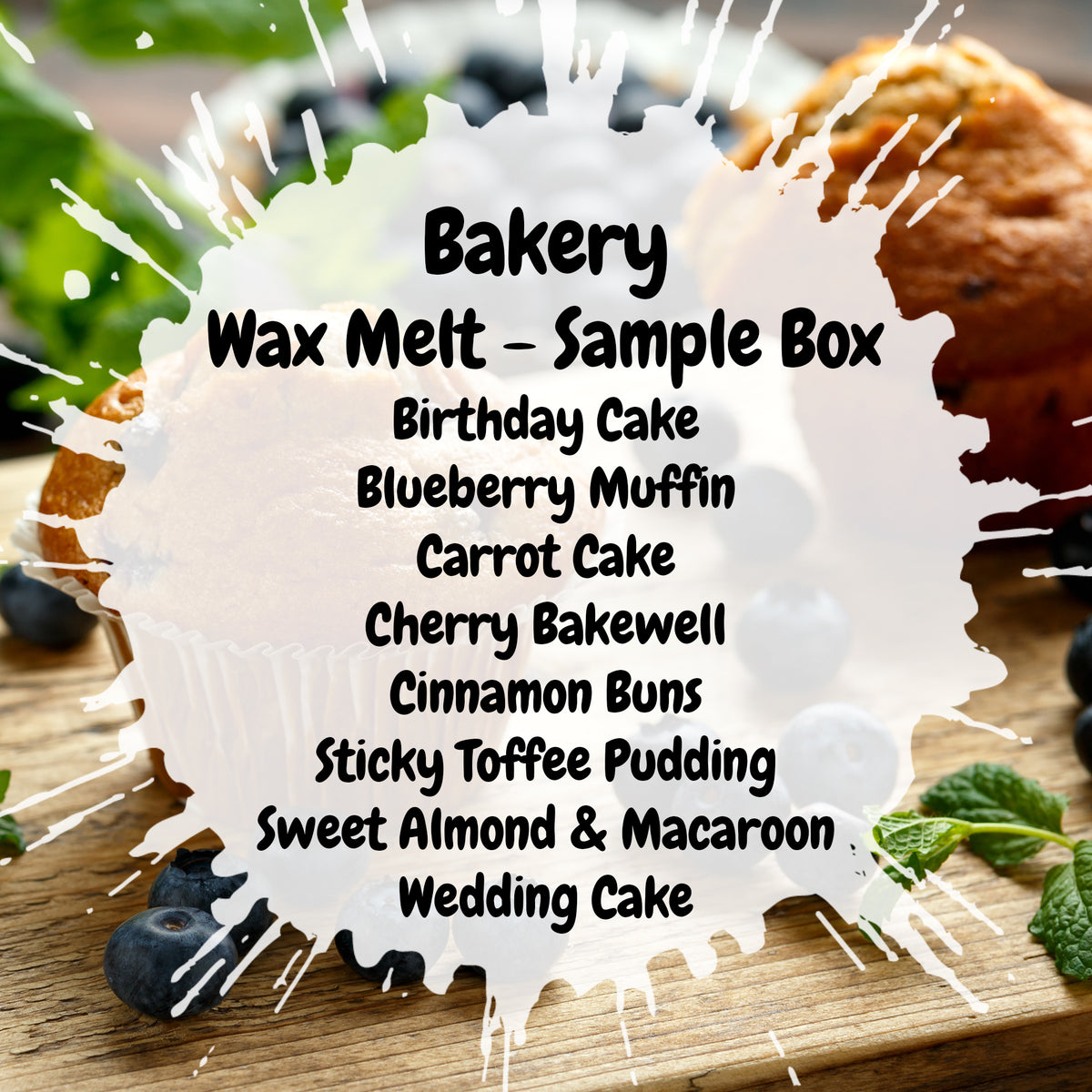 Bakery Wax Melt Sample Box