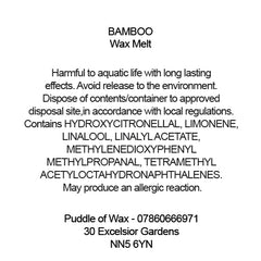 Bamboo Wax Melts