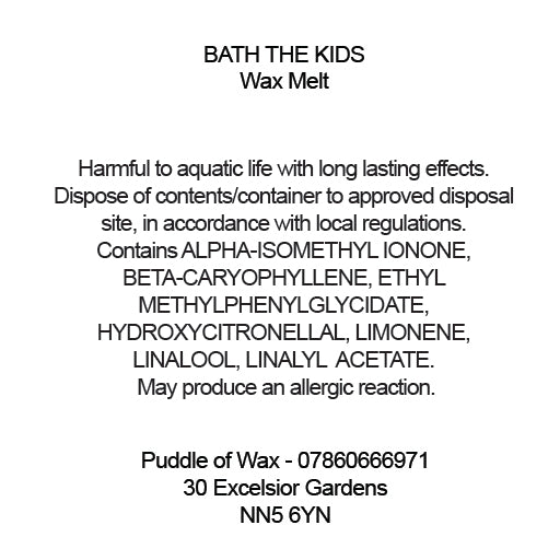 Bath The Kids Wax Melts
