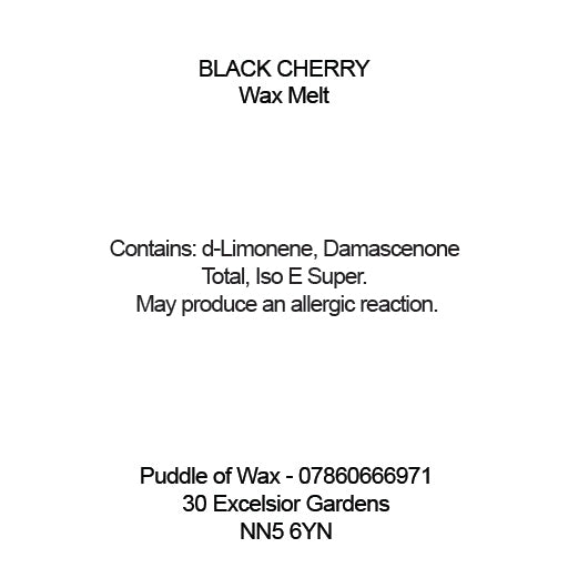 Black Cherry Wax Melts