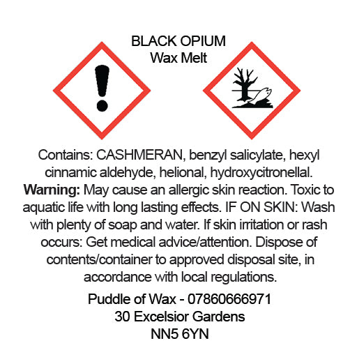 Black Opium Wax Melts