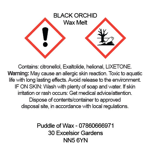 Black Orchid Wax Melts