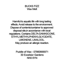 Bucks Fizz Wax Melts