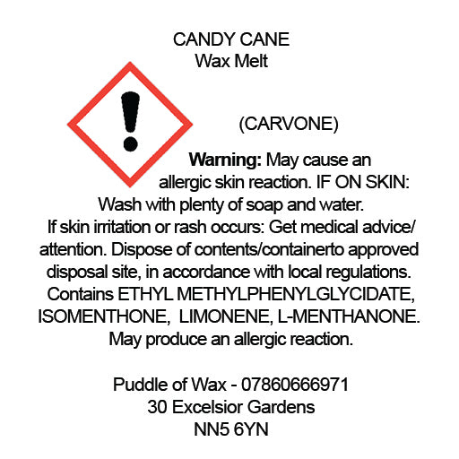Candy Cane Wax Melts