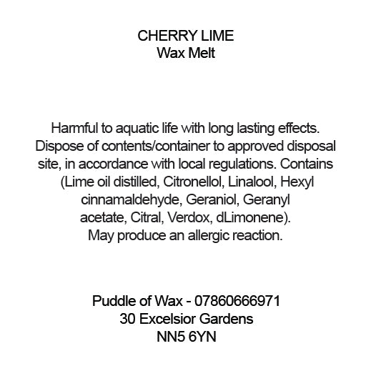 Cherry Lime Wax Melts