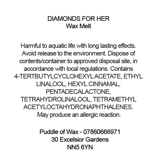 Diamonds For Her Wax Melts