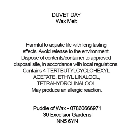 Duvet Day Wax Melts