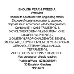 English Pear & Freesia Wax Melts