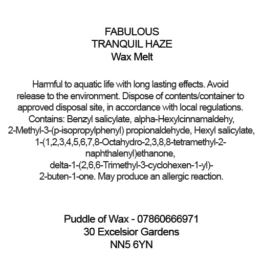 Fabulous Tranquil Haze Wax Melts