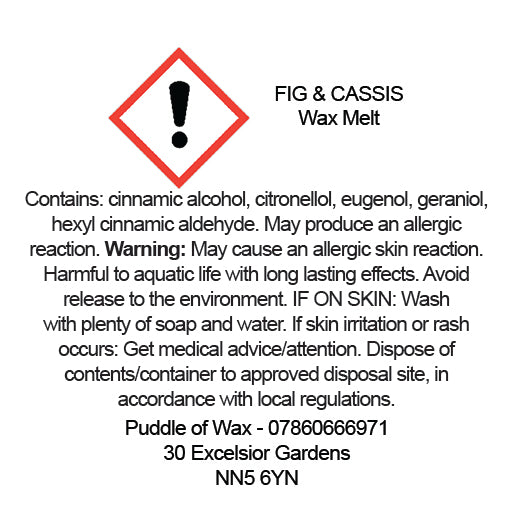 Fig & Cassis Wax Melts