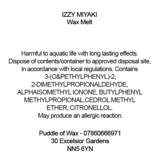 Izzy Miyaki Wax Melts