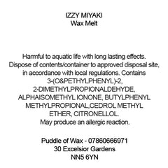 Izzy Miyaki Wax Melts