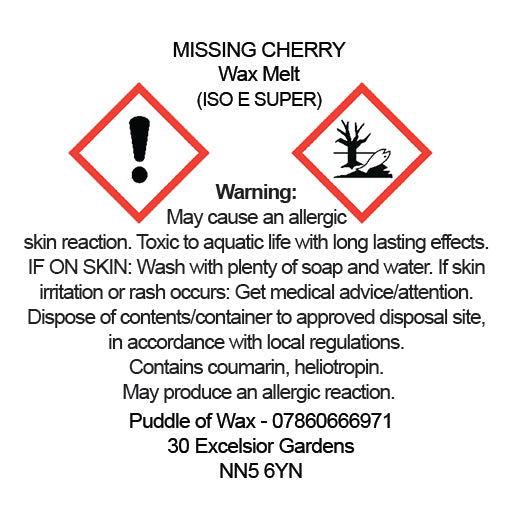 Missing Cherry Wax Melts