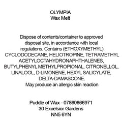 Olympia Wax Melts