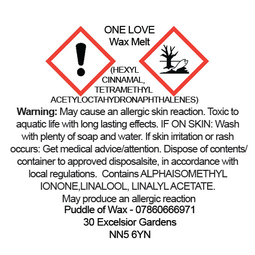 One Love Wax Melts