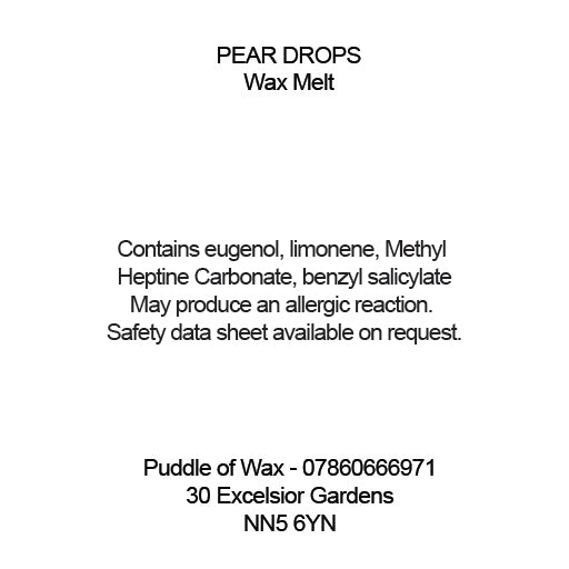 Pear Drops Wax Melts