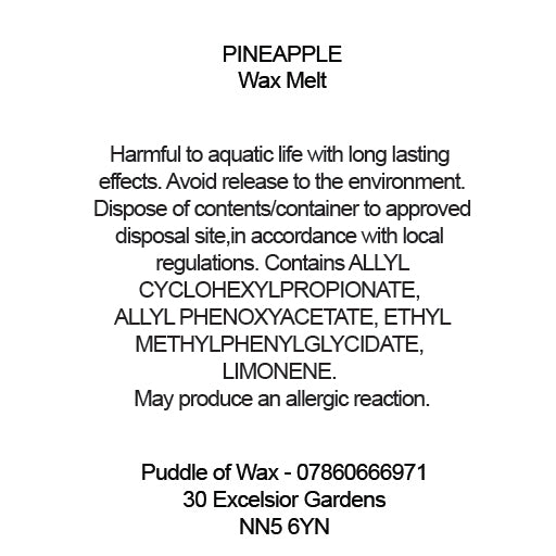 Pineapple Wax Melts