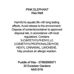 Pink Elephant Wax Melts