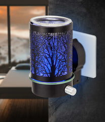 Black Tree Colour Changing Plug In Warmer
