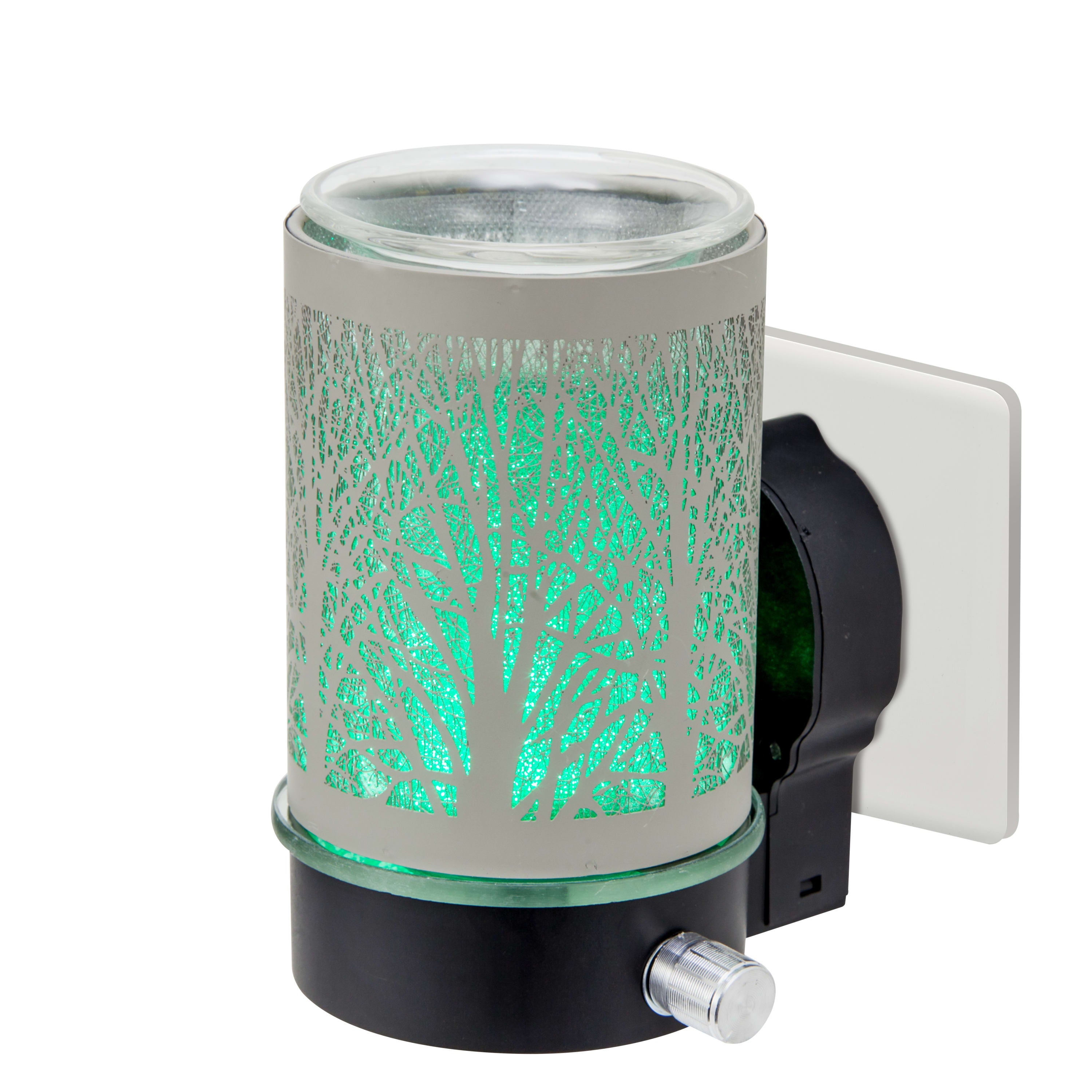 Grey Tree Colour Changing Plug In Warmer