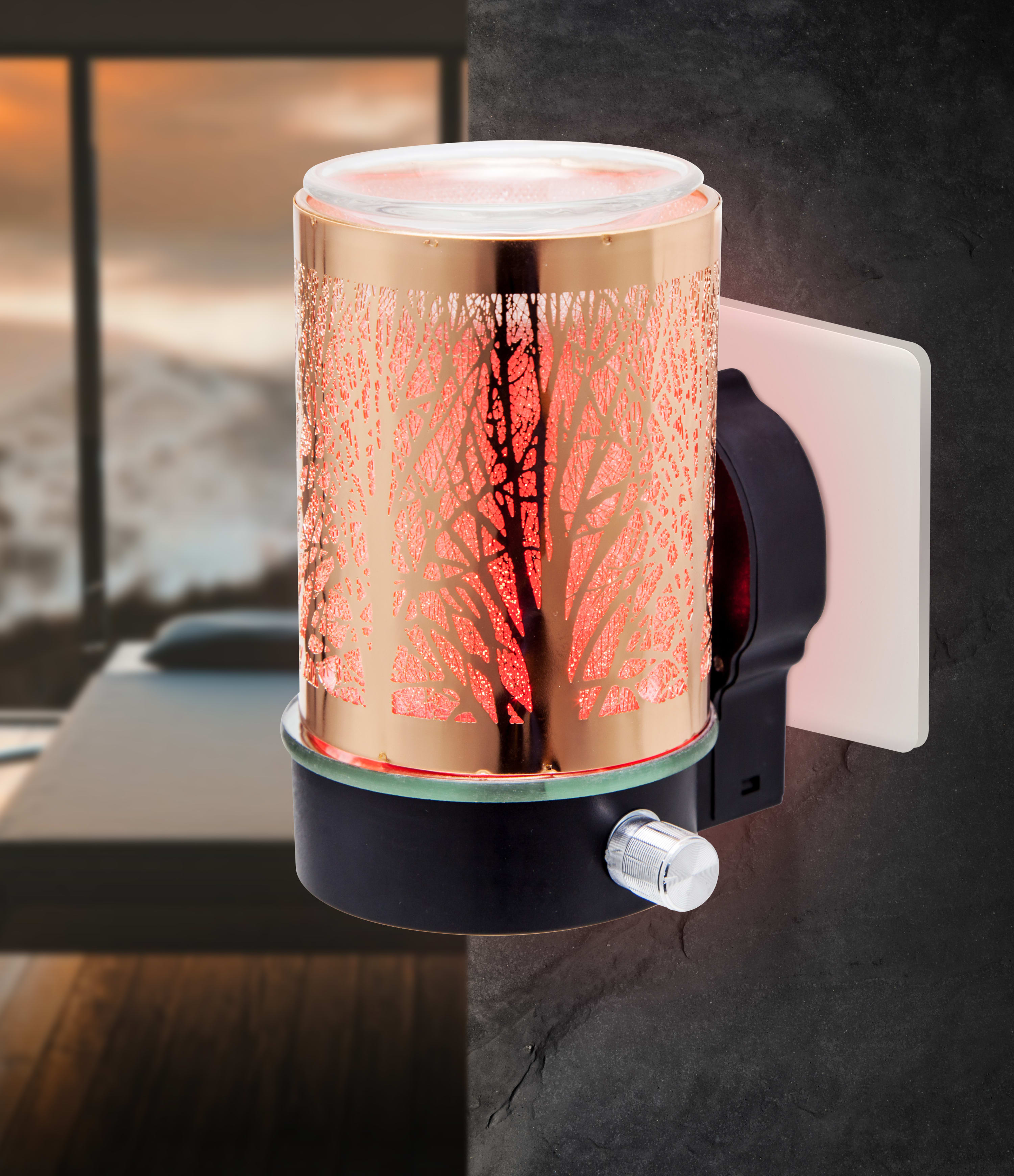 Rose Gold Tree Colour Changing Plug In Warmer