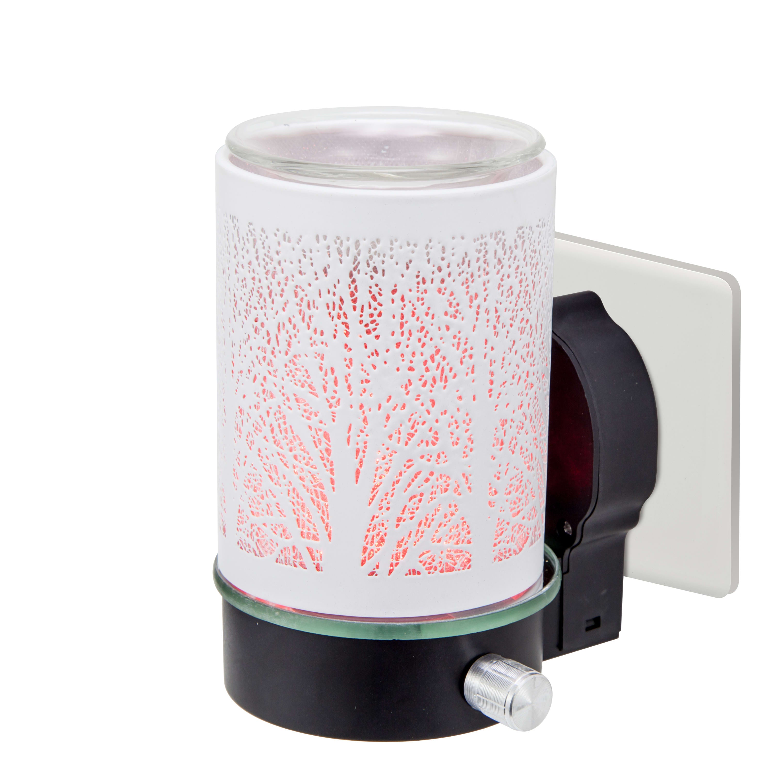 White Tree Colour Changing Plug In Warmer