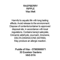 Raspberry Ripple Wax Melts