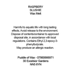 Raspberry Slushie Wax Melts