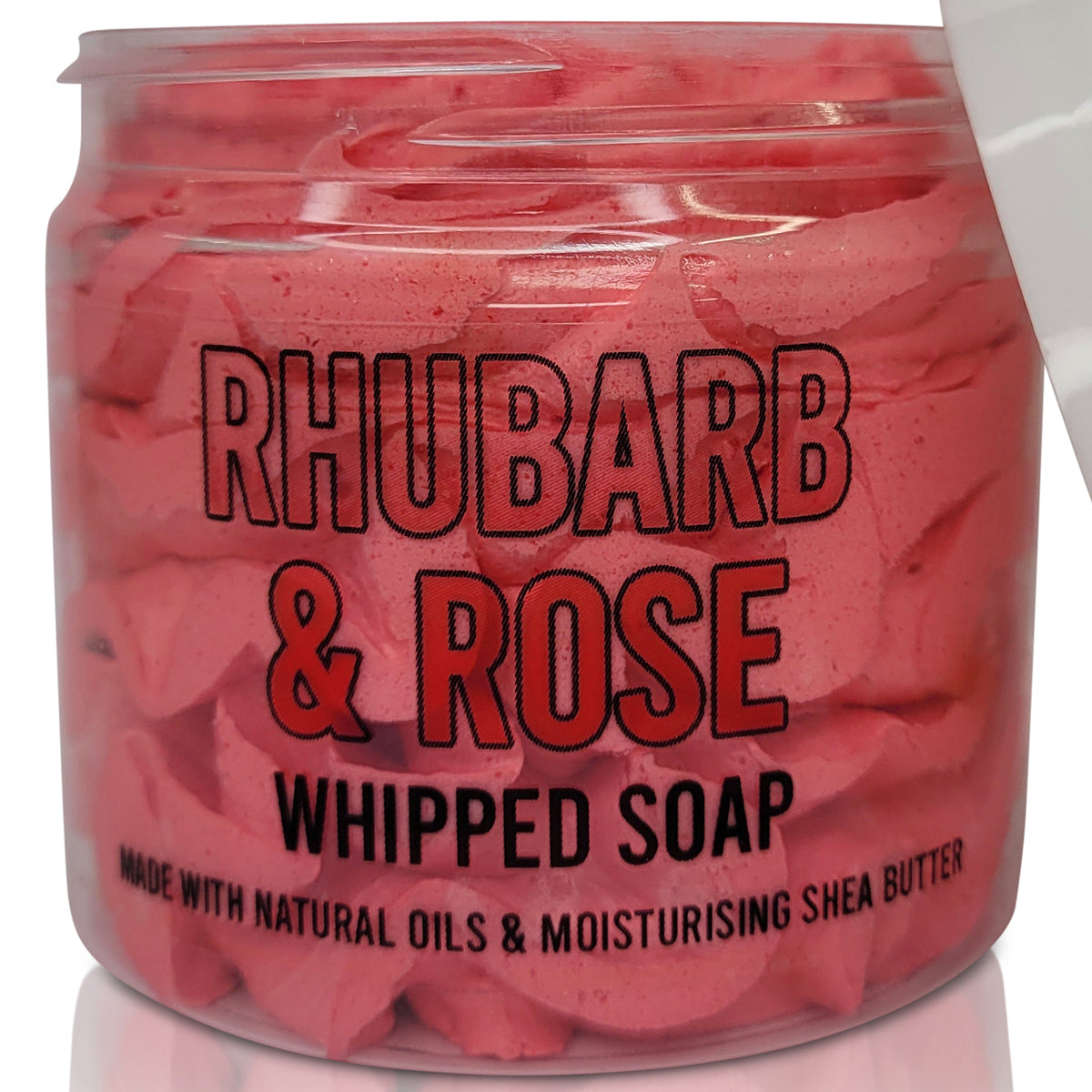 Rhubarb & Rose Whipped Soap