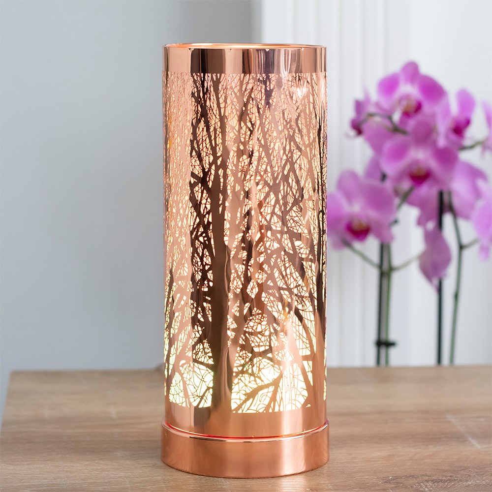 Rose Gold Tree Colour Changing Electric Burner