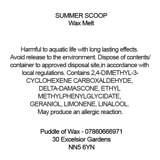 Summer Scoop Wax Melts