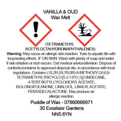 Vanilla & Oud Wax Melts