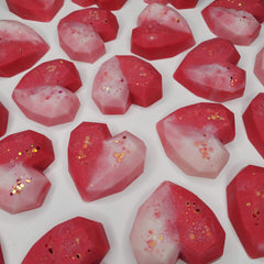 Cherry Bakewell Geometric Heart Wax Melts